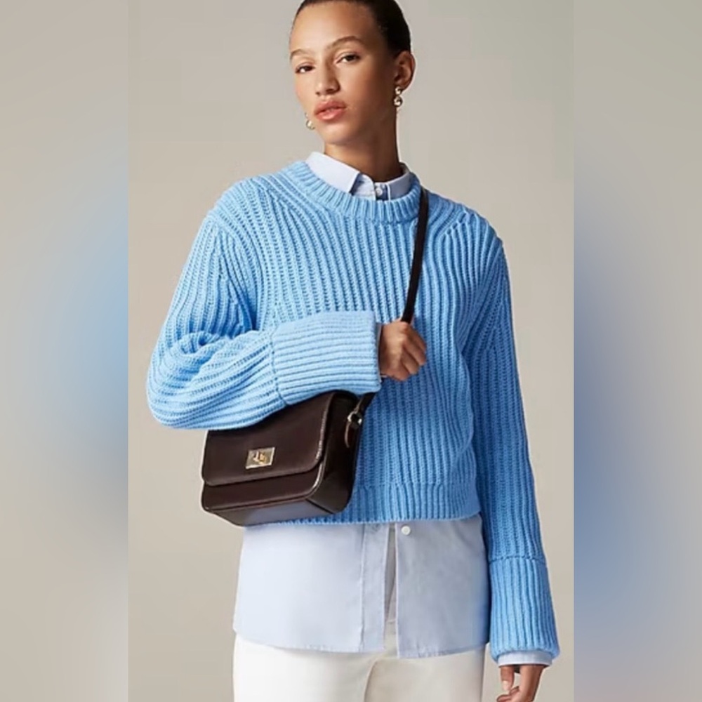 NWT J. Crew Heritage Fisherman Sweater - Picture 8 of 16
